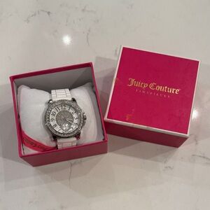Juicy Couture Silver and White Men's Watch